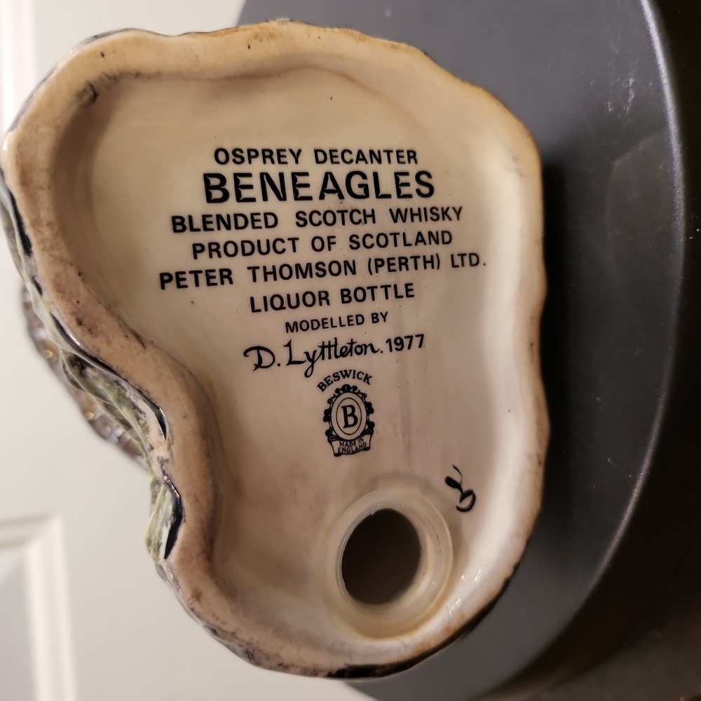Beswick England Osprey Beneagles Whiskey Decanter by D. Lyttleton - Picture 8 of 11